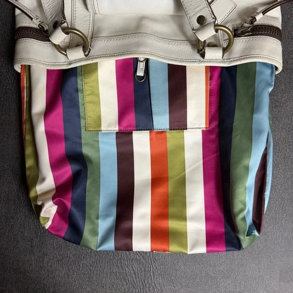 Coach Legacy 65th Anniversary Gigi Tote White Leather Shoulder Bag | 10650 - Picture 12 of 16